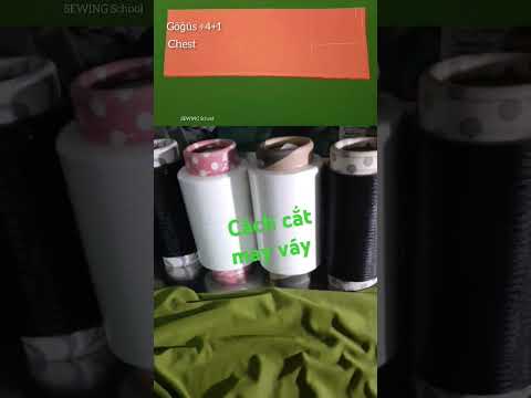 #lanbukay # 1/bước đầu vào vẻ và cắt vải của váy