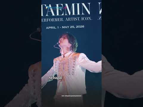 SEJARAH BARU! TAEMIN JADI SOLOIS K-POP DI GRAMMY MUSEUM #shorts