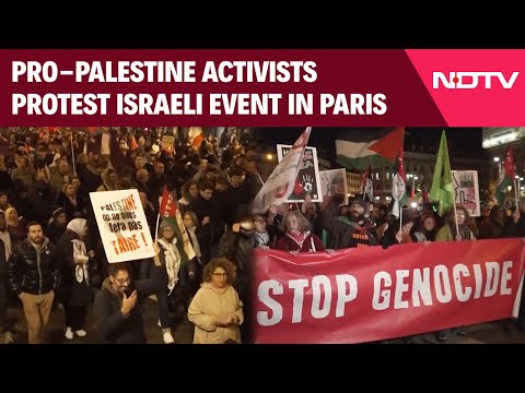 Israel-Hamas War | Pro-Israel Event Organized By Far-Right Figures Spark Protest In Paris