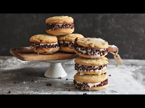 DIY Chipwich - Homemade Cookie Ice Cream Sandwiches