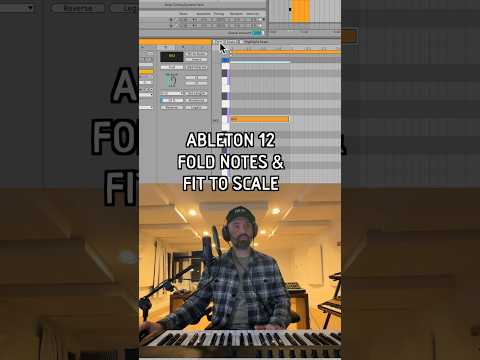 Ableton Live 12: Fold Notes & Fit To Scale 🎹🎼 #shorts