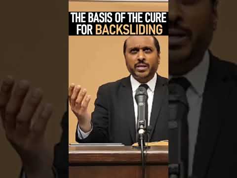 The Basis of the Cure for Backsliding - Pastor Rom Prakashpalan Sermon #shorts #christianshorts