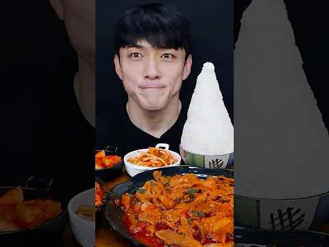 한우곱도리탕 &amp; 밥적당히 &amp; <strong>제육볶음</strong> 밥도둑스페셜 EVEREST MOUNTAIN RICE &amp; KOREA FOOD MUKBANG