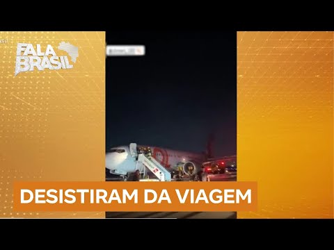 Avião da Gol colide com carro de manutenção durante decolagem no Galeão