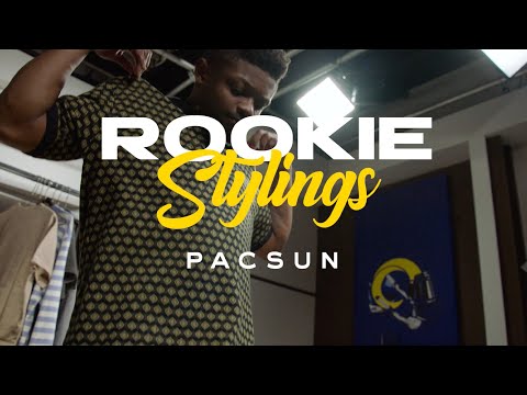Rams Rookies Unbox Surprise Fits Delivered By PacSun | Rookie Stylings video clip