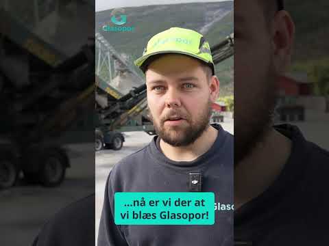 Glasopor - nå med blåsebil