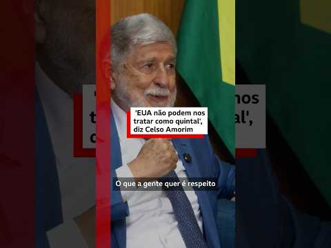 'EUA têm que nos respeitar e não podem nos tratar como quintal', diz Celso Amorim #bbcnewsbrasil