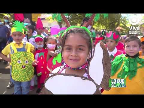 Desarrollan carnaval veranero en el Centro Escolar Chiquilistagua
