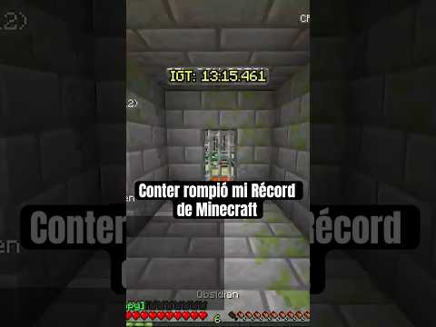 Conterstine rompió mi Record de Minecraft 😡