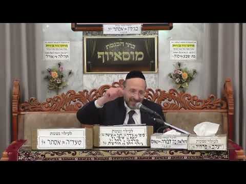 הרב אהרון בן אדיבה  •  משנכנס אדר מרבין בשמחה