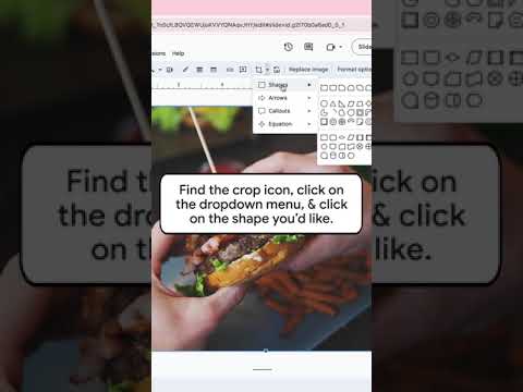 Customize and crop your images into shapes directly in #GoogleSlides. #Shorts