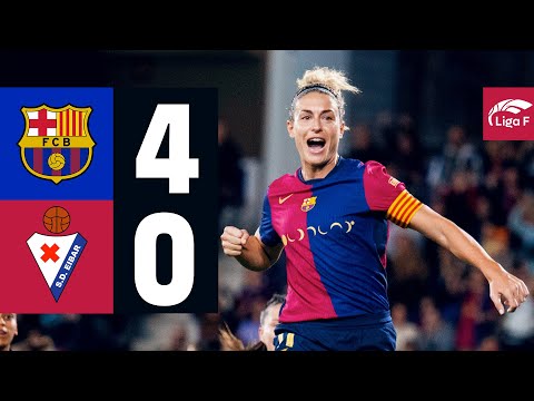 LIGA F | FC BARCELONA 4 vs 0 EIBAR 🔵🔴