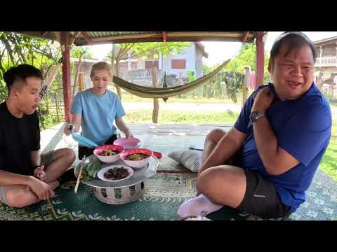 ต้อนรับบ่าวสุขและพี่ต่อมากินข้