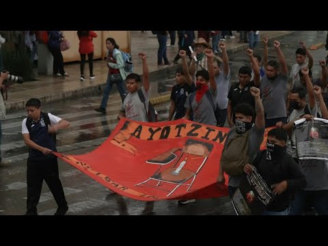 Protesters march in Mexico City to mark 11 years since disappearance of 43 Ayotzinapa students | AFP