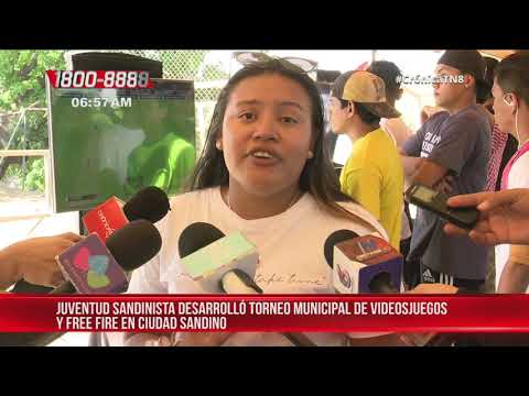 Ciudad Sandino: JS promueve competencia de videojuegos y Free Fire en Nicaragua