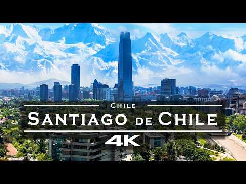 SANTIAGO DE CHILE 4K 🇨🇱 | Stunning Drone Tour of South America's Most Modern Skyline & The Andes