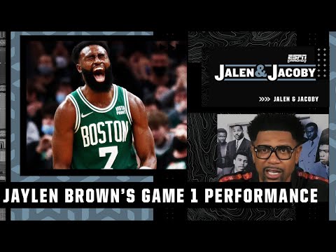 Jaylen Brown was GRINDING them offensively  - Jalen Rose on Celtics Game 1 win | Jalen & Jacoby video clip
