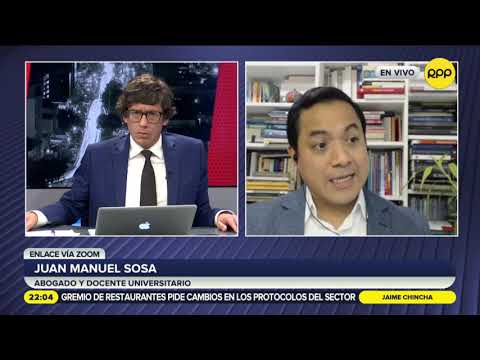 Juan Manuel Sosa: “descarto cualquier animadversión contra Espinosa Saldaña”