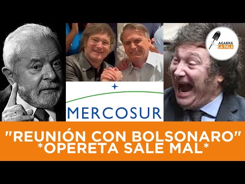 Se cayó otra opereta de los K contra Milei y su viaje al Mercosur: “Reunión con BOLSONARO”