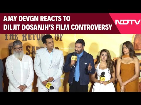 Ajay Devgn News | Ajay Devgn Reacts To Diljit Dosanjh And Hania Aamir's Film Controversy