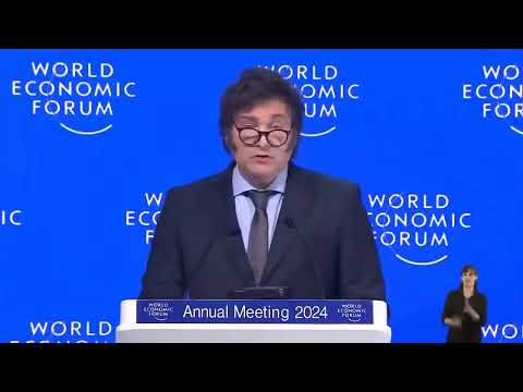 Impactante discurso de Javier Milei en Davos, Suiza