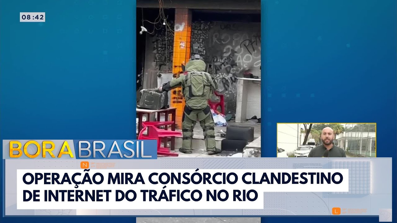 Operação mira consórcio clandestino de internet do tráfico no Rio