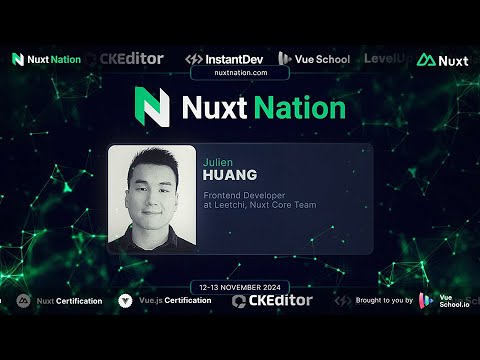 Nuxt Nation 2024: Setting rendering mode to your pages 👀 ~ Julien Huang