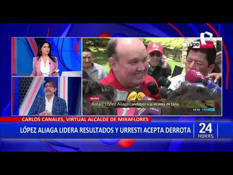Nuevo alcalde de Miraflores, Carlos Canales: “El que votó por Urresti, estaba avalando a Castillo”