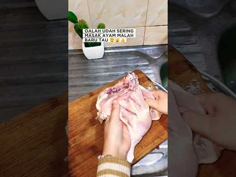 tips membersihkan paha ayam #tipsandtricks #lifehacks