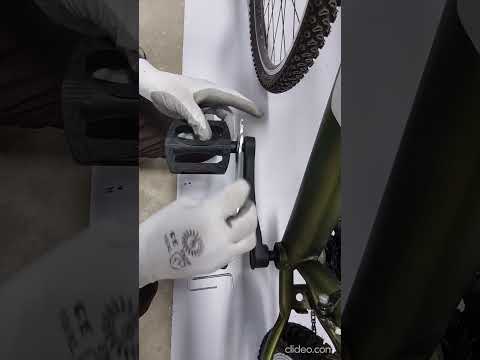 How to Instal Pedal [left] on a Bicycle. Pedal Installation & Assembly on a bicycle ordered online