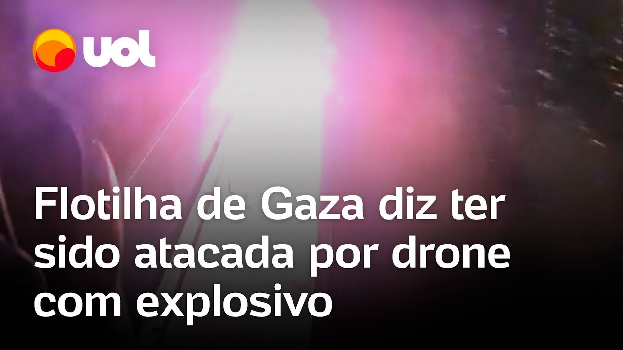 Flotilha com ajuda para Gaza diz ter sido atingida por um drone próximo à Tunísia; veja vídeos