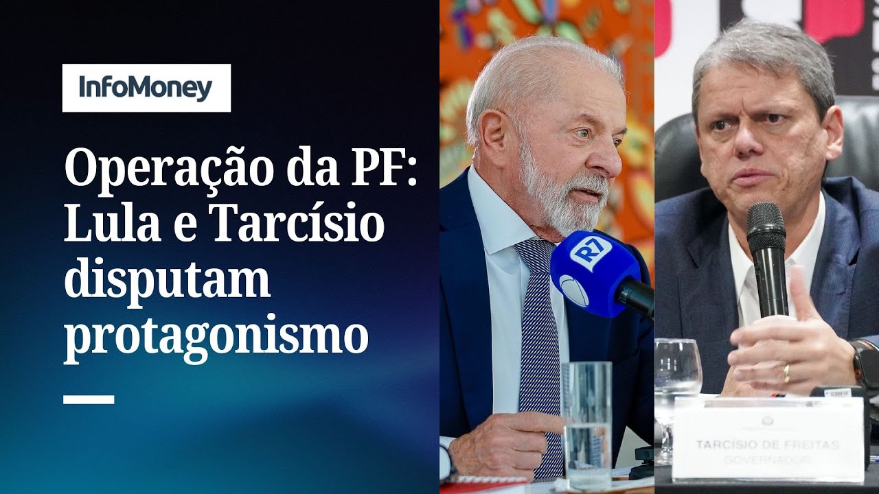 Lula e Tarcísio disputam protagonismo de megaoperação contra PCC | InfoMoney News