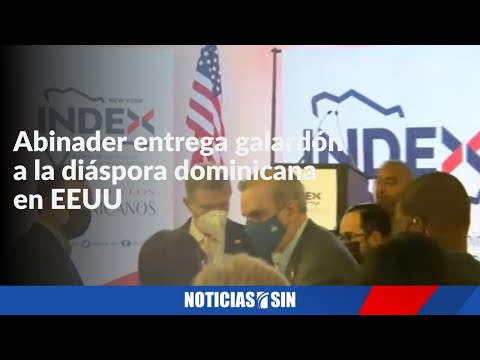 EN VIVO Abinader reconoce personalidades dominicanas destacadas en EEUU