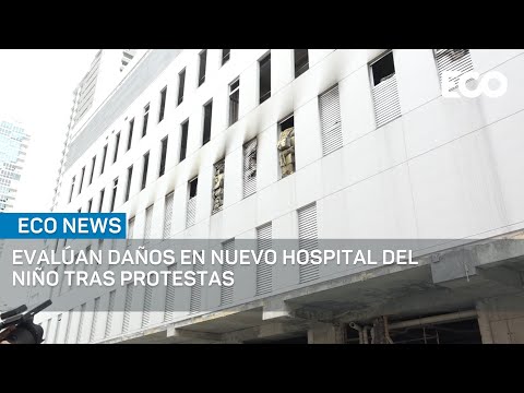 Ministro del MINSA supervisa daños en nuevo Hospital del Niño tras protesta | #EcoNews