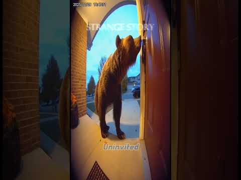 SHOCKING! Bear Rings Doorbell, Gets SHOT By Homeowner! (Doorbell Cam) #funny