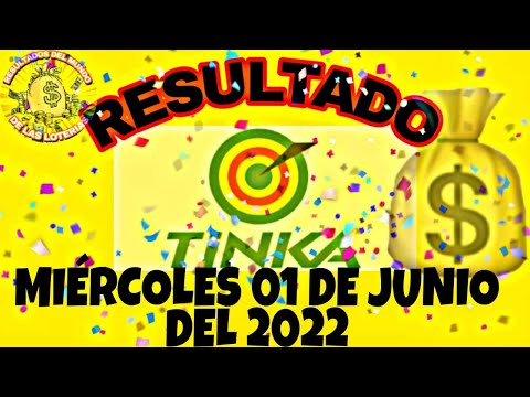 RESULTADOS SORTEO TINKA DEL MIÉRCOLES 01 DE JUNIO DEL 2022 /LOTERÍA DE PERÚ
