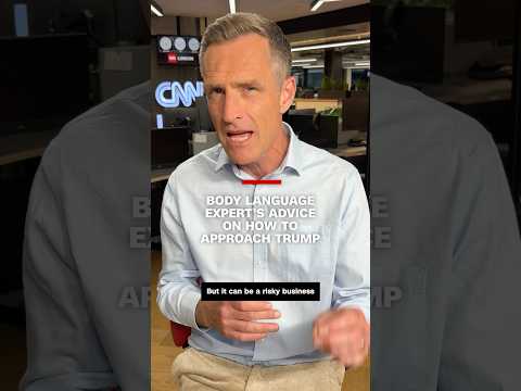 Body language expert's advice on how to approach Trump