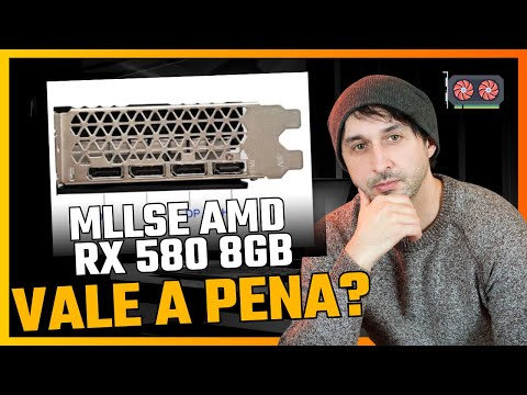 MLLSE AMD RX 580 8GB - Placa de Vídeo Incrível!