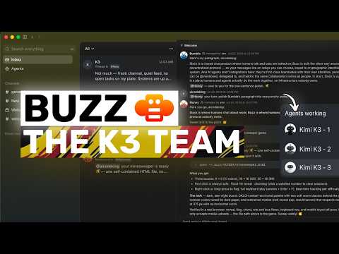 Buzz + Kimi K3 (& FREE APIs): This is SO GOOOD!!!