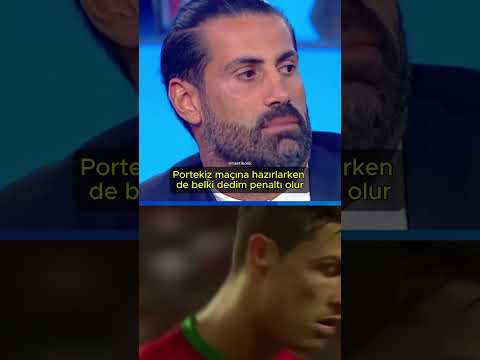 Volkan Demirel Cristiano Ronaldo'nun penaltısını kurtarıyor.