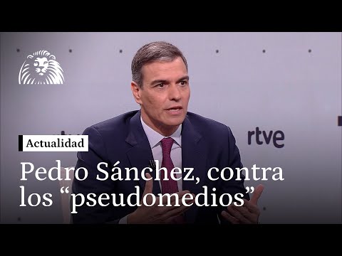 Sánchez en TVE: insiste en cuidar la democracia frente a los pseudomedios que difaman
