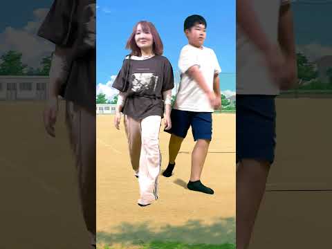 ◆江戸走りに挑戦◆ #shorts #ひめちゃんとおうくん #江戸走り