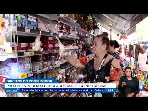Presentes podem ser trocados, mas  seguindo regras