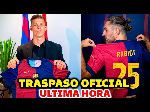 ULTIMA HORA: TRASPASO OFICIAL DEL BARCELONA, DANI OLMO - RABIOT FICHAJE DEL BARCELONA