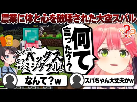 【コメ付き】野菜でパッパラパーになった大空スバルに大爆笑するさくらみこの金策3日目【ホロライブ/さくらみこ/切り抜き】 #さくらみこ