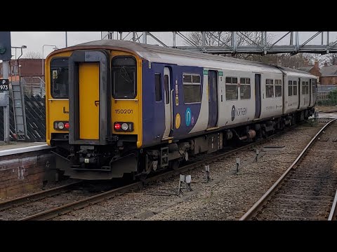Trains at Lincoln Central & Grimsby Town (24/01/2024)