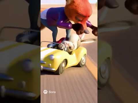 Epic Desert Chase: Can a Bunny Outrun Foxes on Skateboards?| Sora AI Animation #aivideo #funny #sora