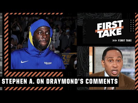 Stephen A. wants Draymond's name to stop getting smeared over the Jordan Poole incident | First Take video clip