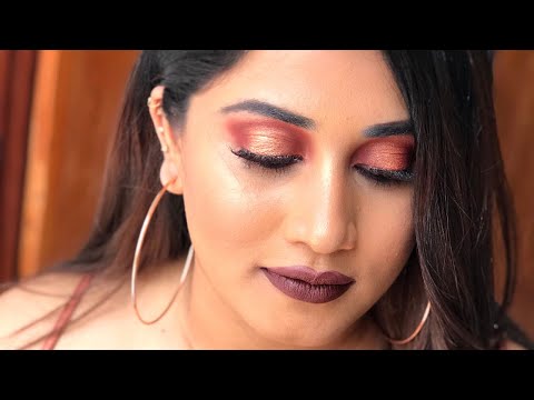 Glam Makeup | Easy Copper Smokey Eyes