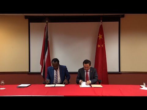 T&T And China Sign Agreement For The Construction Of New Forensic Science Centre In Mt Hope